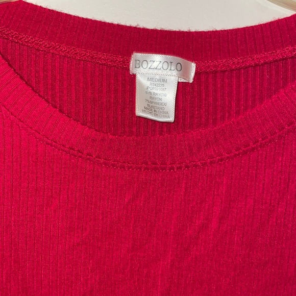 Red Bozzolo Crop Top - Picture 2 of 2